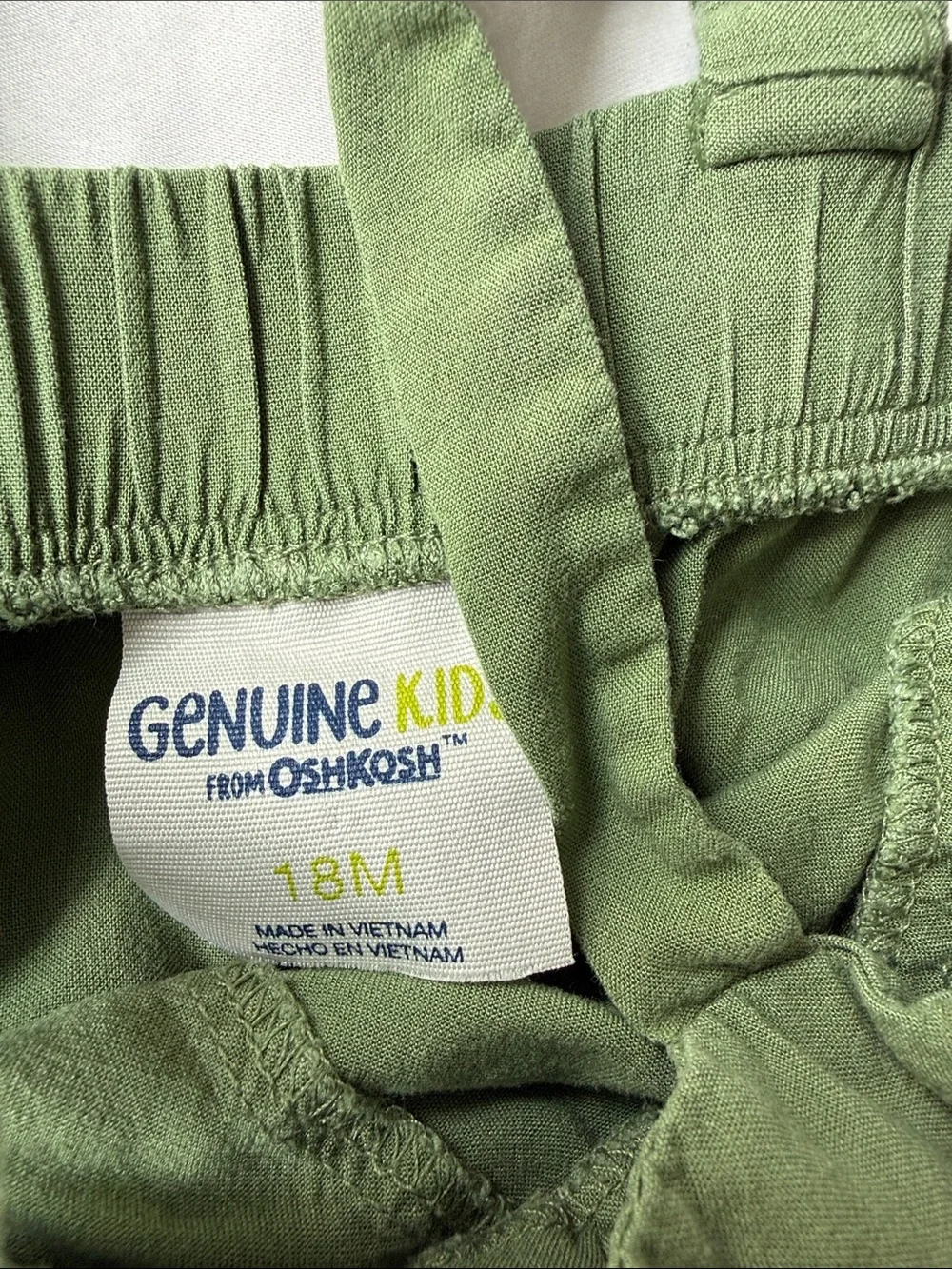 OshKosh B'gosh Olive Green Kids Overalls
